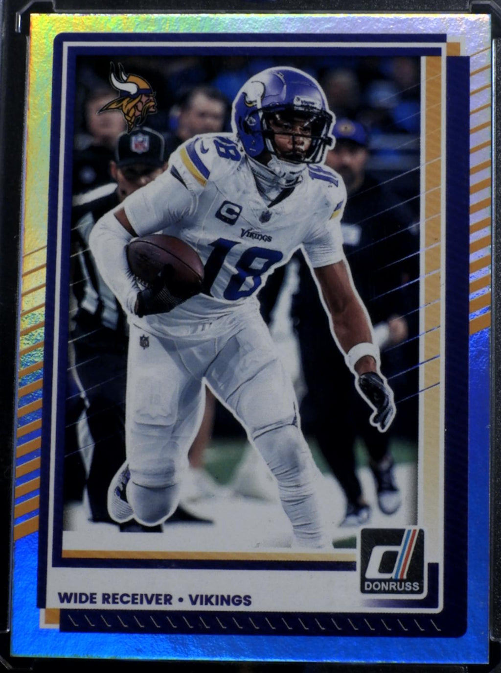2025 Panini Donruss Justin Jefferson #242 No-Name Holo