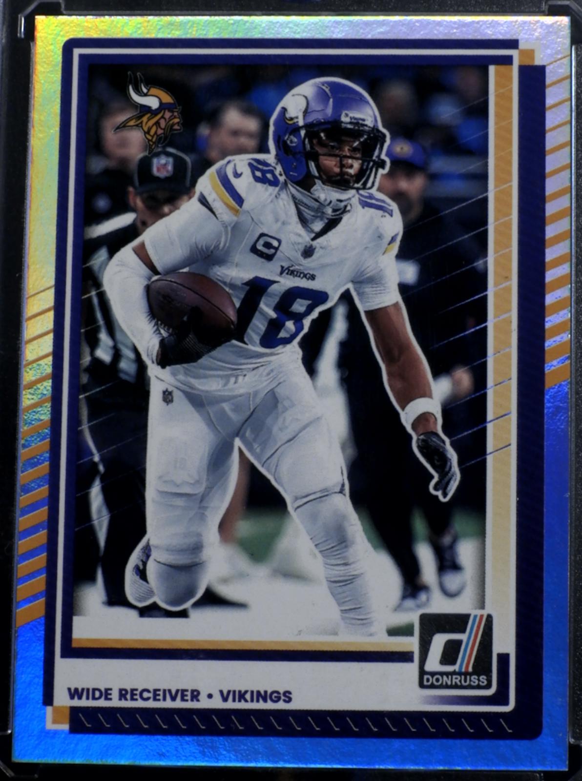 2025 Panini Donruss Justin Jefferson #242 No-Name Holo