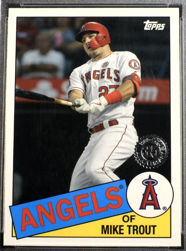 2020 Topps On Demand Mini 1985 35th Anniversary Mike Trout #85TB-5 PSA 9