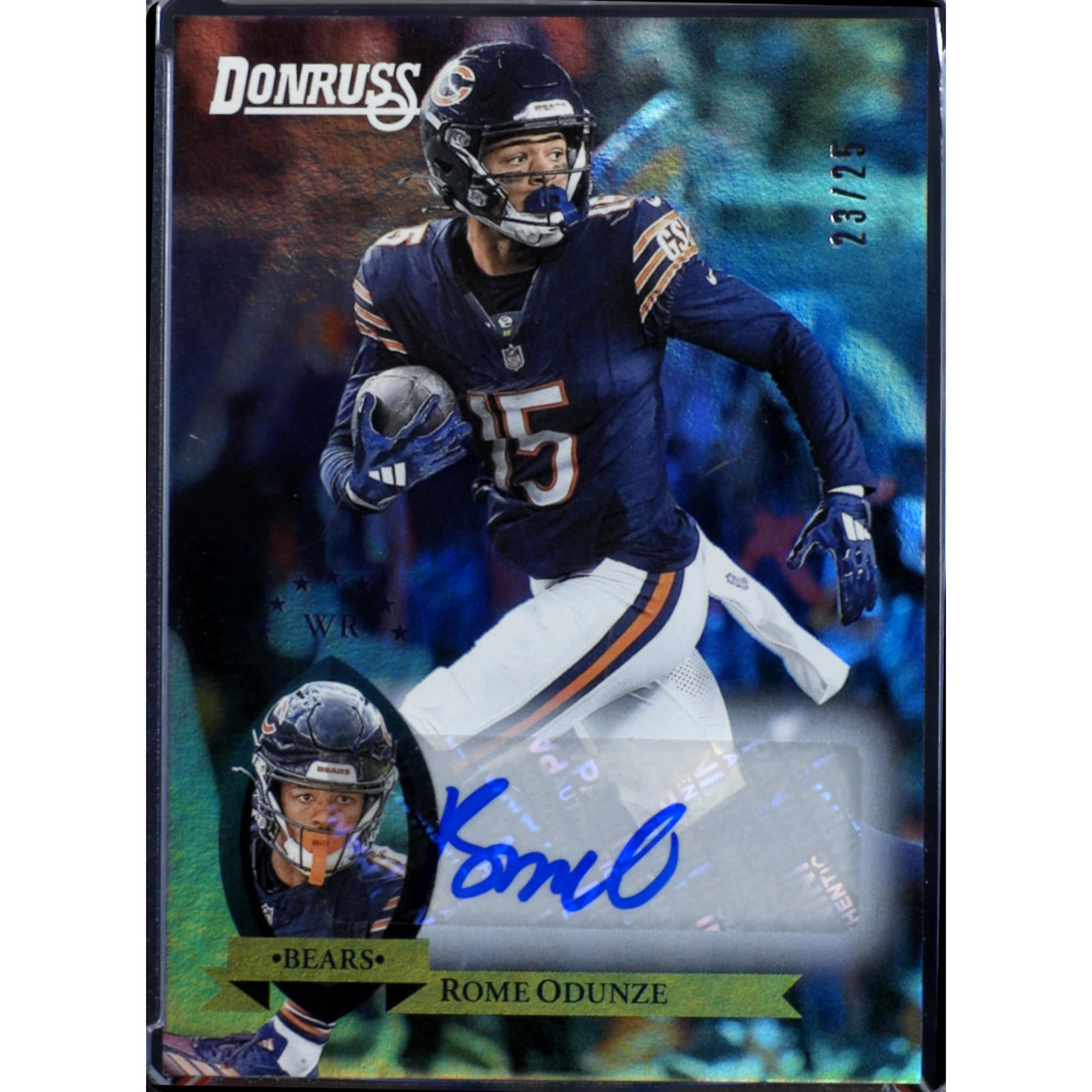 2025 Panini Donruss Retro 1995 Autograph Rome Odunze #3 Auto /25